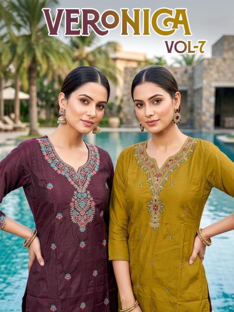 Desi kudi veronica vol-7 kurtis wholesale